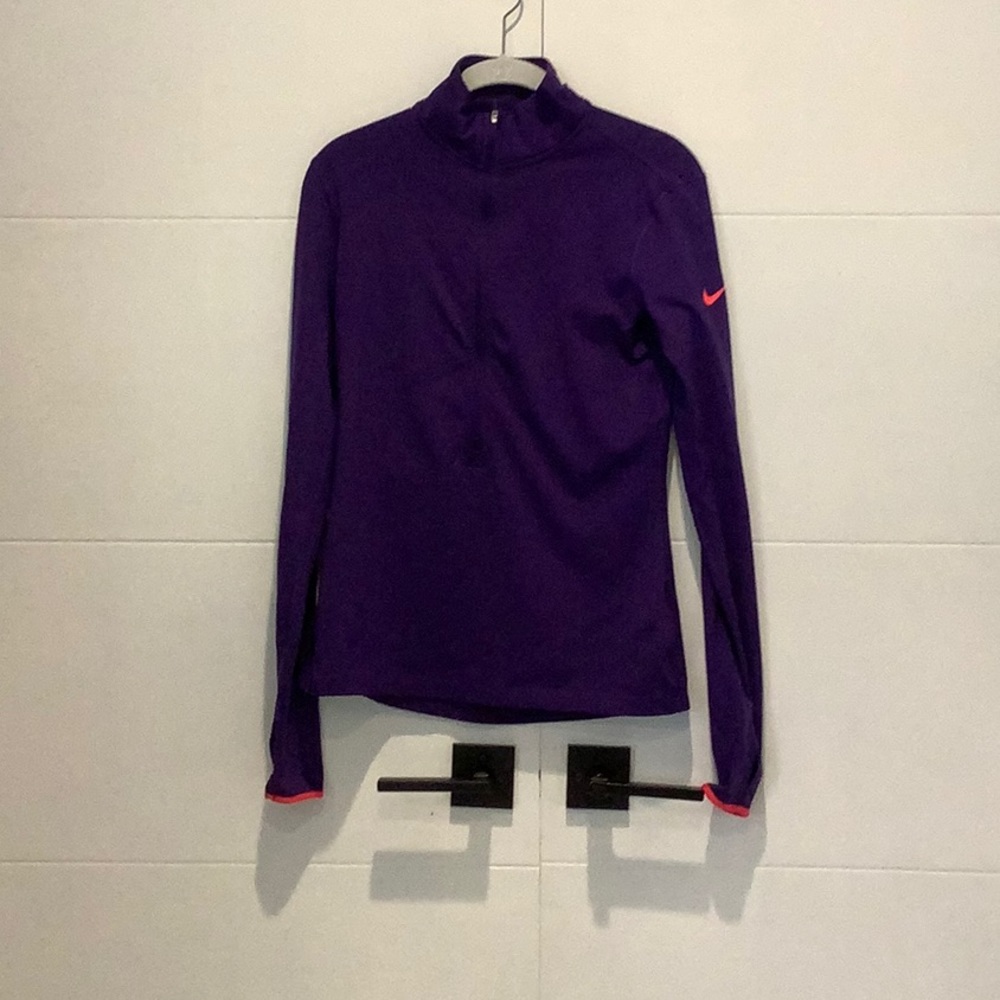 Purple Nike long sleeve dry fit